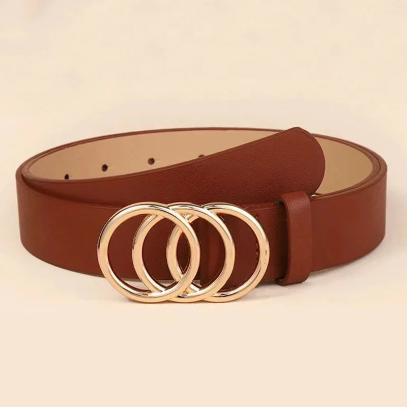 Damesriem met 3 ringen